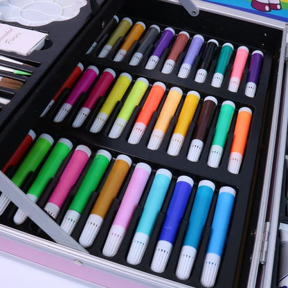 145 PCS Unicorn Art Kit for Kids | All-in-One Coloring & Drawing Set | Creative Gift Box for Boys & Girls (3–10 Years)